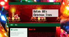 Desktop Screenshot of buffalobillschristmastrees.com