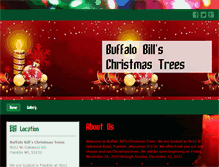Tablet Screenshot of buffalobillschristmastrees.com